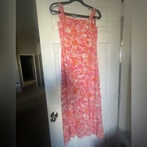 GB Floral Pink and Orange Women's Dress